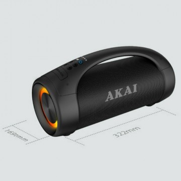 Akai ABTS-55 Ηχείο Bluetooth 50W με Ραδιόφωνο και Διάρκεια Μπαταρίας έως 3.8 ώρες Μαύρο Akai ABTS-55 Ηχείο Bluetooth 50W με Ραδιόφωνο και Διάρκεια Μπαταρίας έως 3.8 ώρες Μαύρο